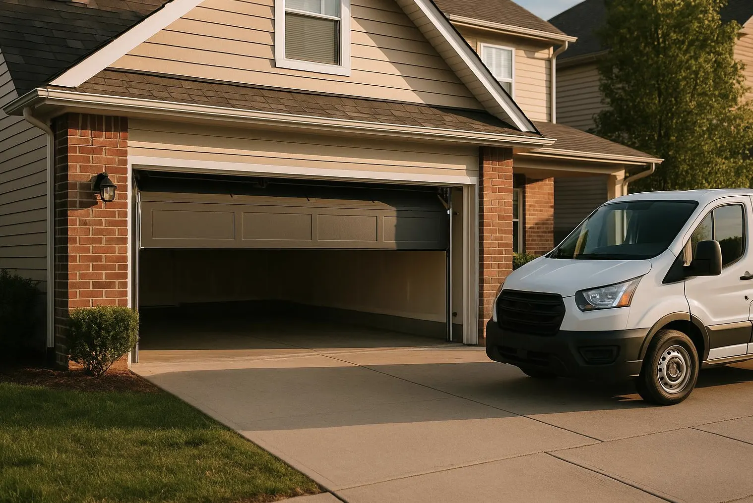 Garage Door in Sapphire